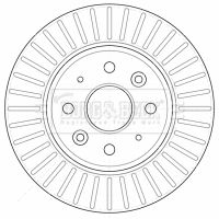 BORG & BECK Тормозной диск BBD4526